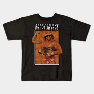 Vintage Wwe Randy Savage Kids T-Shirt